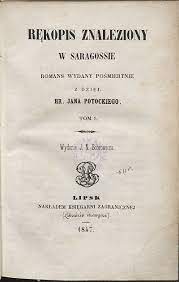 Plik:Jan Potocki - Rękopis znaleziony w Saragossie, 1847.jpg – Wikicytaty