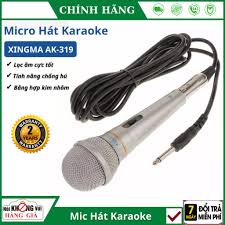 Micro, Mic XINGMA AK-319/ 163 Karaoke chuyên nghiệp, đầu lọc âm tốt, tương  thích với mọi loại dàn karaoke [SALE ĐÓN TẾT] - Phụ Kiện Âm Thanh