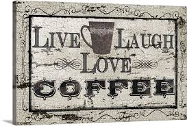 Live Laugh Love Coffee Wall Art