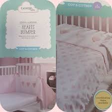 hearts cot bed per quilt baby girl
