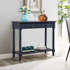 narrow console table sofa table with