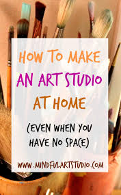 12 ways to make an art studio at home