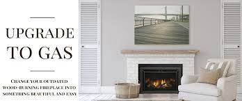 california mantel and fireplace