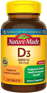 Best vitamin d products compared ⓘ if you buy something after visiting a link below, we get a commission. Amazon Com Vitamin D3 220 Tablets Vitamin D 2000 Iu 50 Mcg Helps Support Immune Health Strong Bones And Teeth Muscle Function 250 Of Daily Value For Vitamin D In One Daily