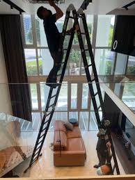 a frame high ceiling ladder 4 4m