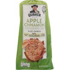 quaker rice cakes apple cinnamon