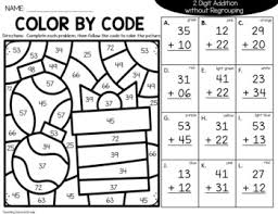without regrouping coloring sheets