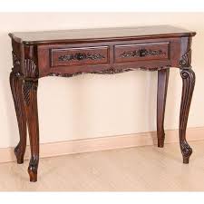 victorian wood console table 2