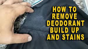 how to remove hard deodorant build up