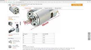 775 dc motor from banggood are the