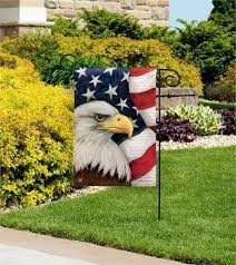 American Eagle Garden Flag Bird Flags