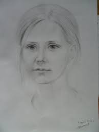 Портретная зарисовка девочки - Изобразительное искусство - Карандаш, ручка,  фломастер.