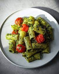 vegan pesto recipe with fresh basil