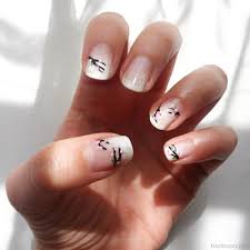 This simple modern look is just white polish with a black line. Simple Easy Spring Nails Art Designs 2020 7 Fabulous Nail Art Designs