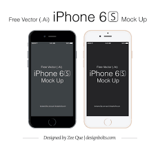 All free mockups include smart objects for easy edit. Free Vector Apple Iphone 6s Mockup In Ai Eps Format