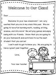 Welcome To Our Class Teacher Welcome Letter Teacher
