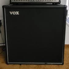 vox v412bl 4x12 guitar cabinet reverb