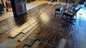 cabin pine floor diy wood floor