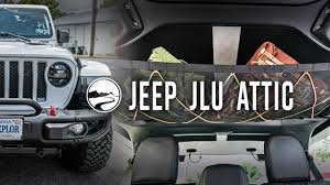 jeep jlu attic overhead storage you