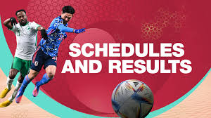 world cup 2022 match schedules and results