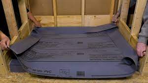 how to install a shower pan liner