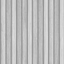 Wooden Slats Grey Wallpaper