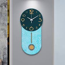 modern minimalist wall clock geometric