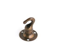Antique Brass Pendant Lighting Hook