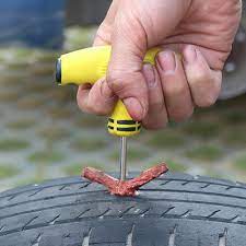 how to repair a tire with a nail in it
