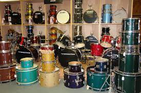 Drum sheet music is an excellent resource for learning to play songs. Drums Display Music Store Music Store Design Music Shop