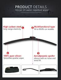 China Wiper Blade Size Chart Windscreen Car Wiper Blade