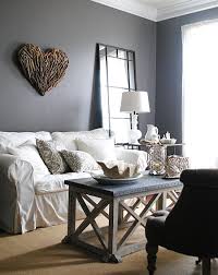 Coastal Living Room With A Gray Color