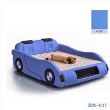 Car Bed Queen Size Blue With Mattress