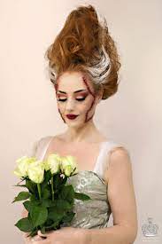 bride of frankenstein halloween makeup