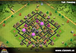 Base map coc th 8 terkuat. Town Hall 8 Farming Base Map 25 Clash Of Clans Clasher Us