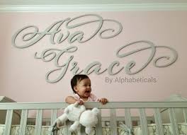 Nursery Girl Boy Over Crib Name Signs