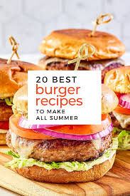 20 best healthy burger recipes