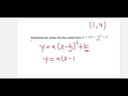 finding a quadratic equation from 2