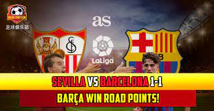 Sevilla vs Barcelona 1-1. Barça compete ...