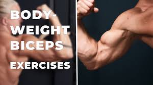 3 bodyweight biceps exercises isolate