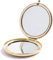 magnifying compact mirror for purses