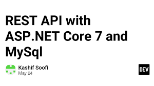 rest api with asp net core 7 and mysql