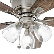 hugger ceiling fan with light kit