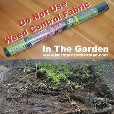 Weed Control Fabric In The Garden