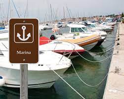 marina signs aluminum signs for marinas