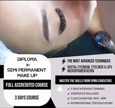 diploma in semi permanent make up