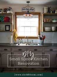 I have a small kitchen myself so i looooove a post that gives the little kitchens the attention they deserve. Diy Small Space Kitchen Renovation Sixth Bloom