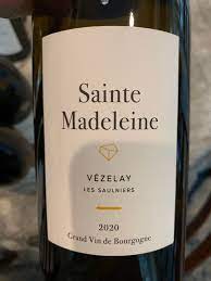 2020 Domaine Sainte Madeleine Bourgogne Vézelay Les Saulniers -  CellarTracker