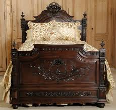 Antique French Henri Ii Queen Bed