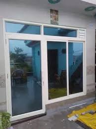 Modern White Aluminium Glass Door For Home